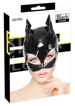 Black Level - Vinylowa Maska Z Uszami Kota Czarna S-L