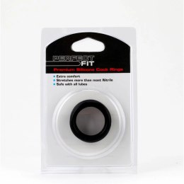 Pierścienie silikonowe - Perfect Fit Silicone 3 Ring Kit Medium Black