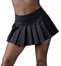 Cottelli PARTY - Seksowna Mini Spódniczka Z Małym Suwakiem Czarna XL