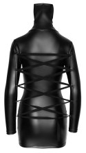Cottelli Bondage - Matowa Obcisła Sukienka Z Taśmą Bondage Czarna XL